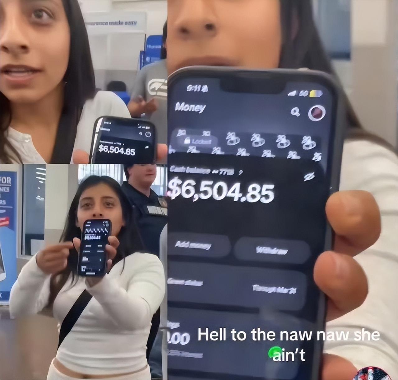 美国沃尔玛最近上演了一出喜剧大戏，俩人吵着吵着动了气，一方张嘴就骂对方是穷光蛋。