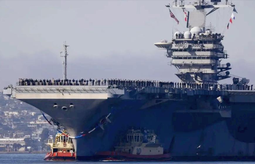 美军32艘舰艇集结中东，波斯湾这地方的火药味已经浓到快溢出来了。
 
要说美军在