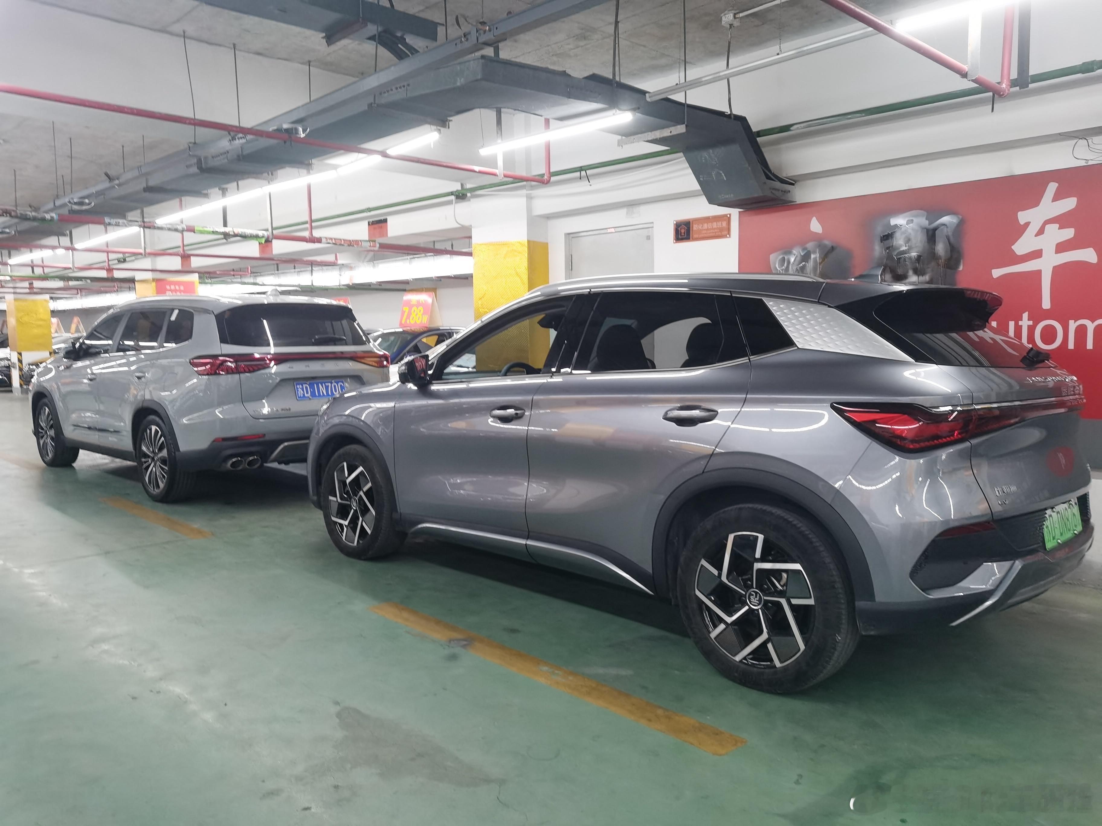 同年份，一油一电，同样的当年15万多的裸车价，一个🈶购置税，一个没有，同价落地