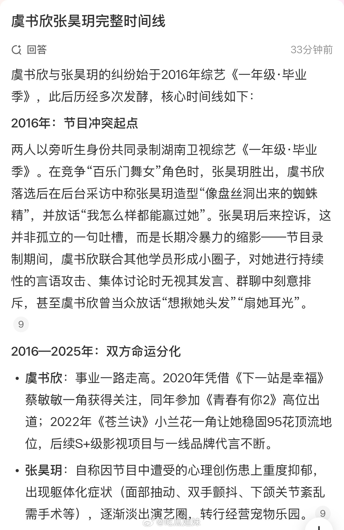 虞书欣张昊玥事件时间线虞书欣张昊玥事件时间线总结，感觉纠缠好久了，你们怎么看？