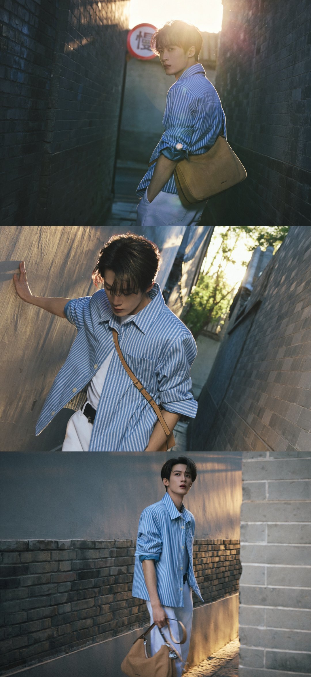 檀健次 京城小巷，岁月留痕。檀健次驻足古朴胡同，转身回眸的瞬间，褪去喧嚣，沉静又