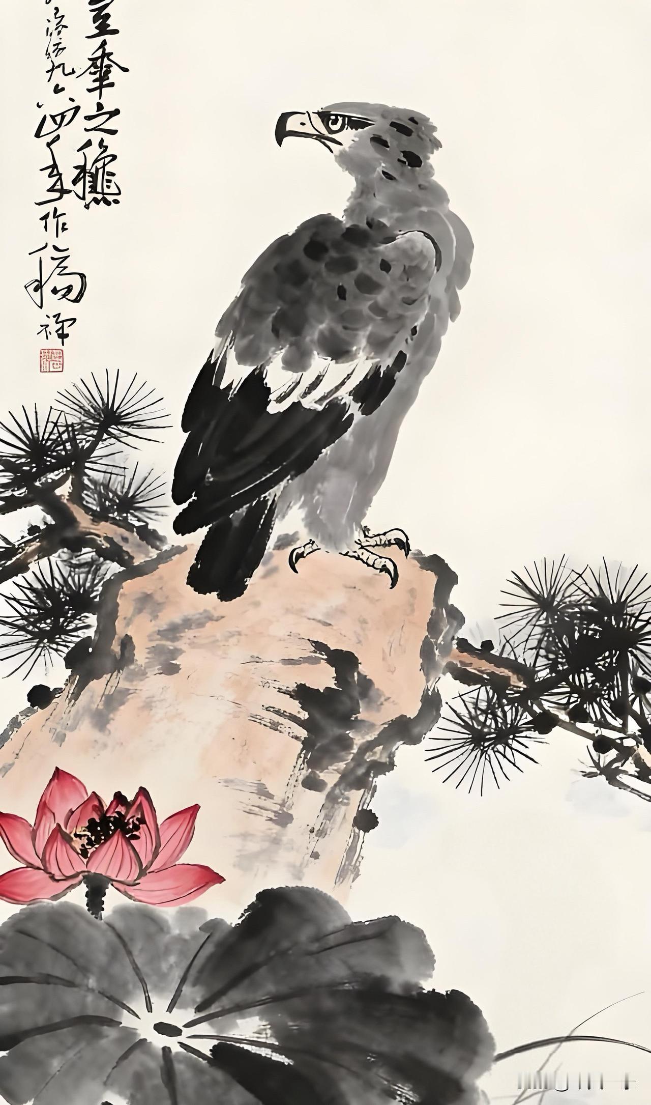 朋友拿来一幅李苦禅的画，让帮忙掌眼。我说一眼假，构图也是臆造的。
总结一下，鉴定