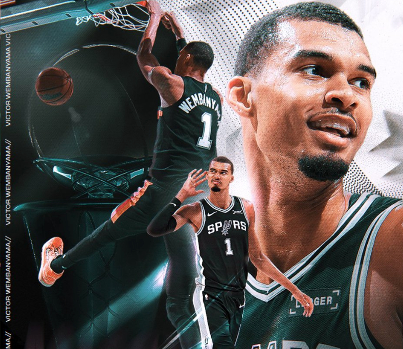 NBA总决赛尼克斯vs马刺 文班亚马总决赛首秀 马刺队上一个穿1号球衣打总决赛的