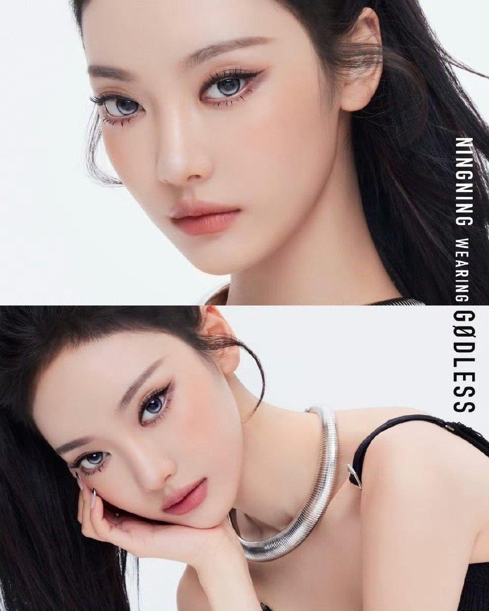 aespa 官宣了美瞳新代言 成员表现力如何？柳智敏/Giselle/金玟庭/宁