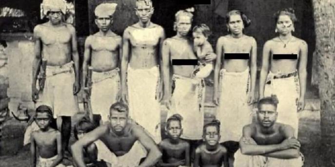 印度曾收"遮乳房税"，贫穷女性被迫裸露，割胸抗议后血染土地。
印度南部有个黑暗的