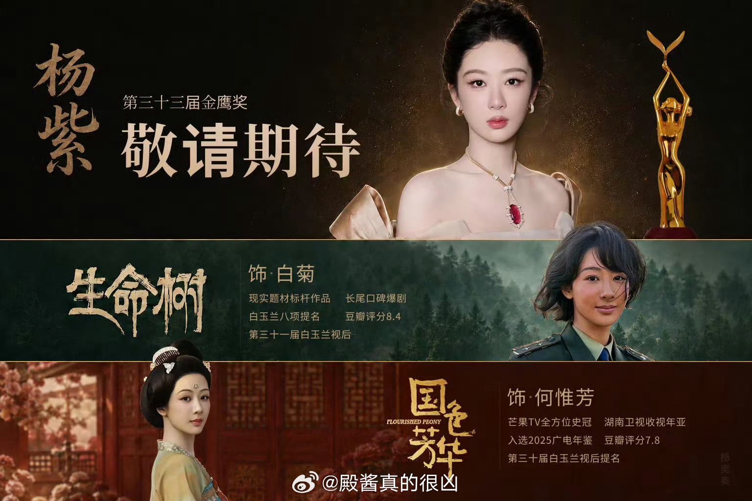 说着不在乎其实很在乎啊金鹰奖
