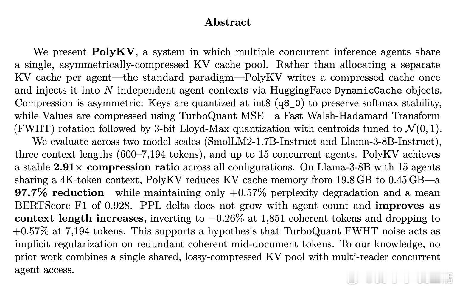 [LG]《PolyKV: A Shared Asymmetrically-Com