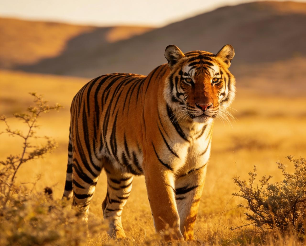 珲春一老虎下山出现在村口

        “妈呀，老虎！”
        3