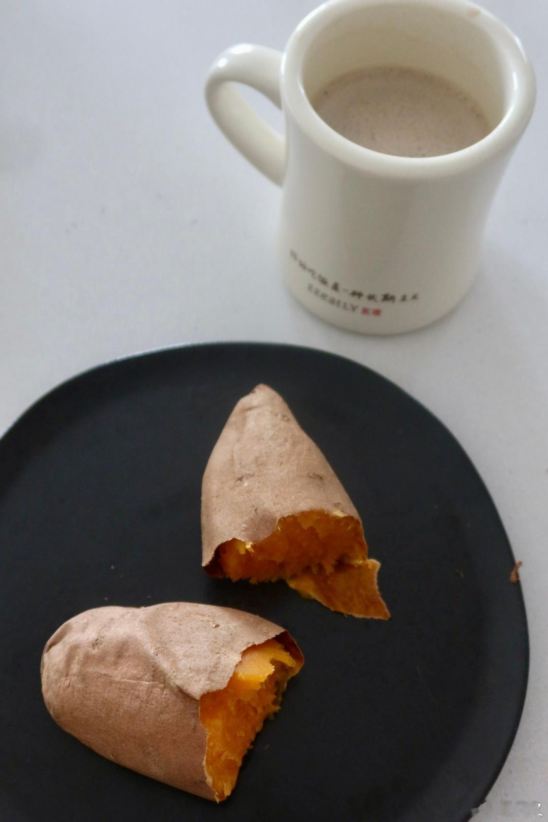 抗炎饮食day128✅买菜月均600刀＋真是没亏待自己早餐：烤红薯🍠、焙茶椰奶