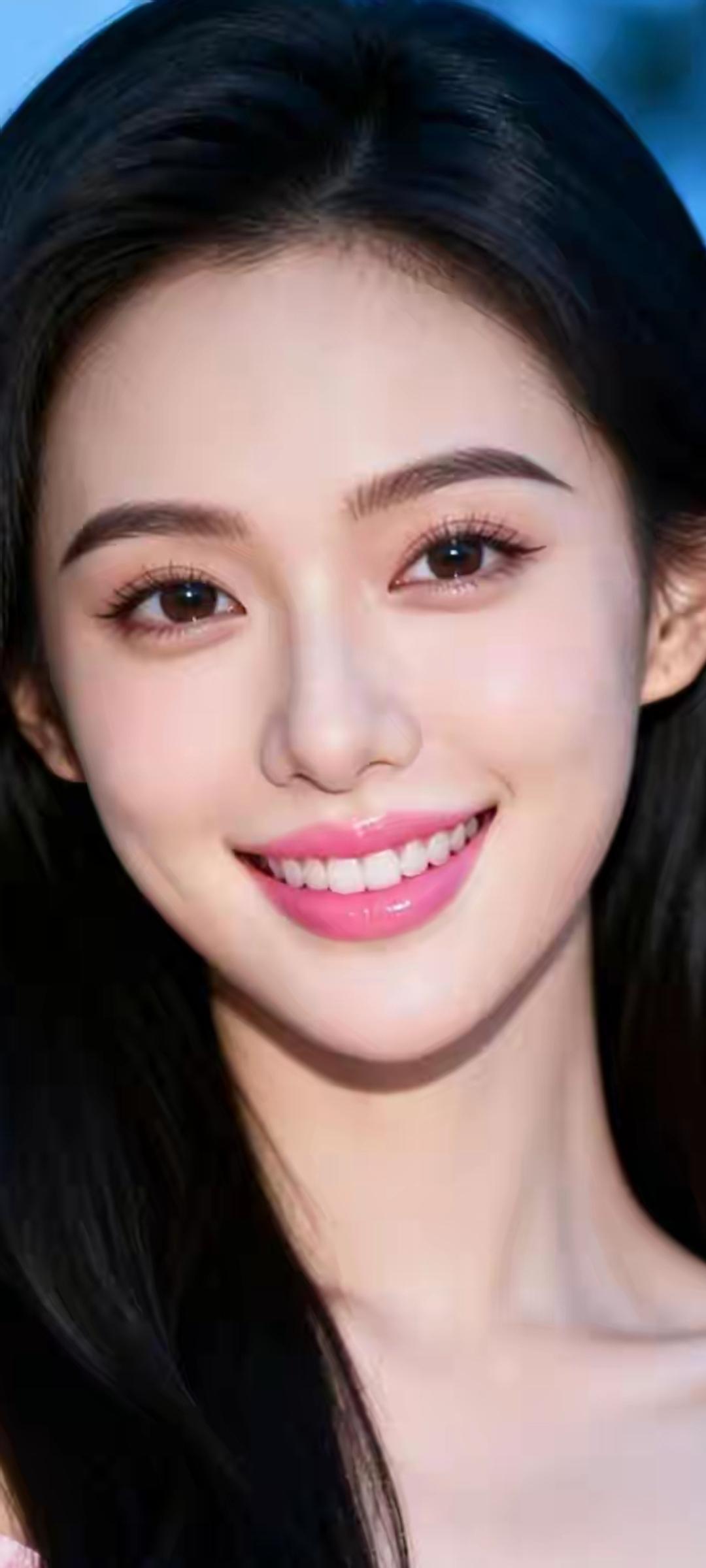 甜美笑容，温柔如水，元气满满的一天！🌟✨