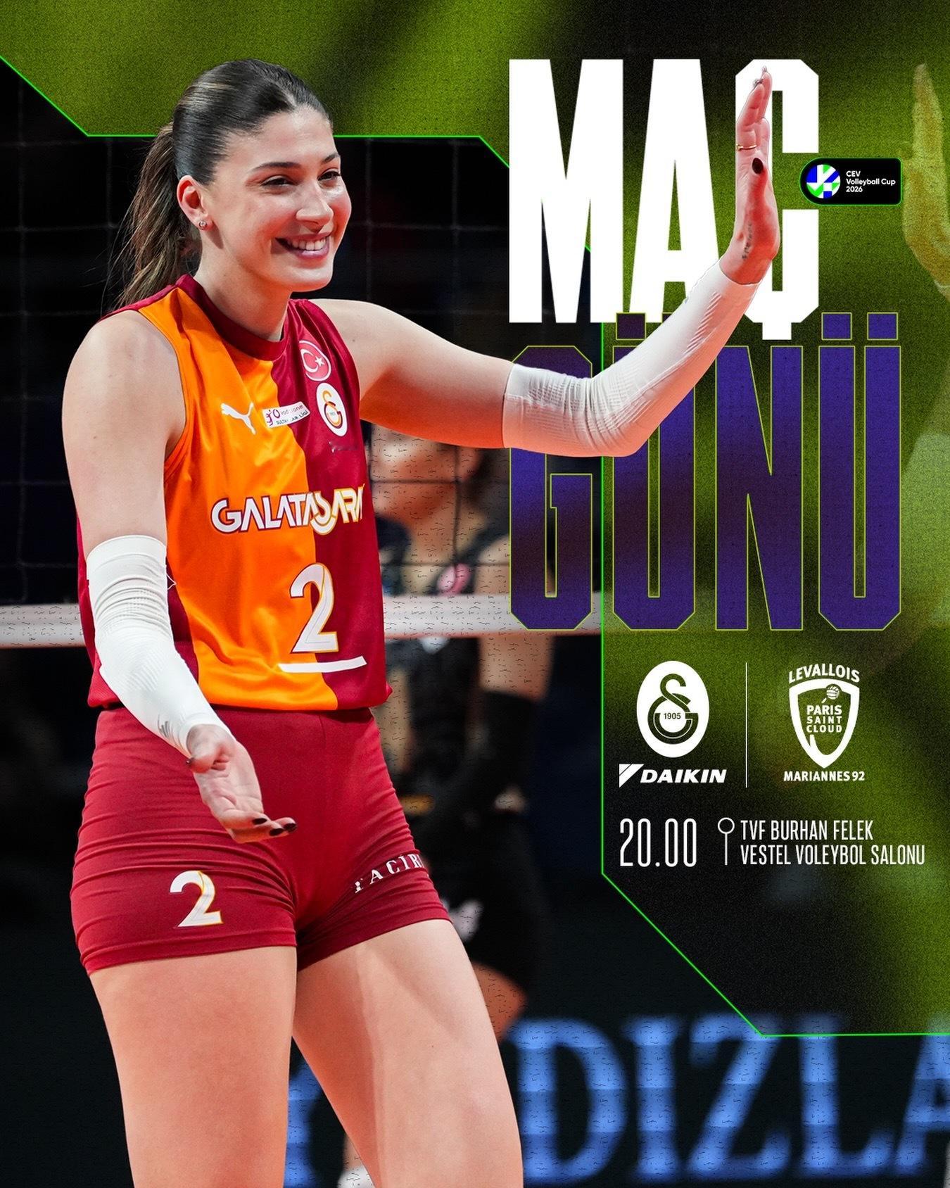 今晚加拉塔萨雷的主场有直播，电视频道：TRT Spor（土耳其国家电视台体育频道