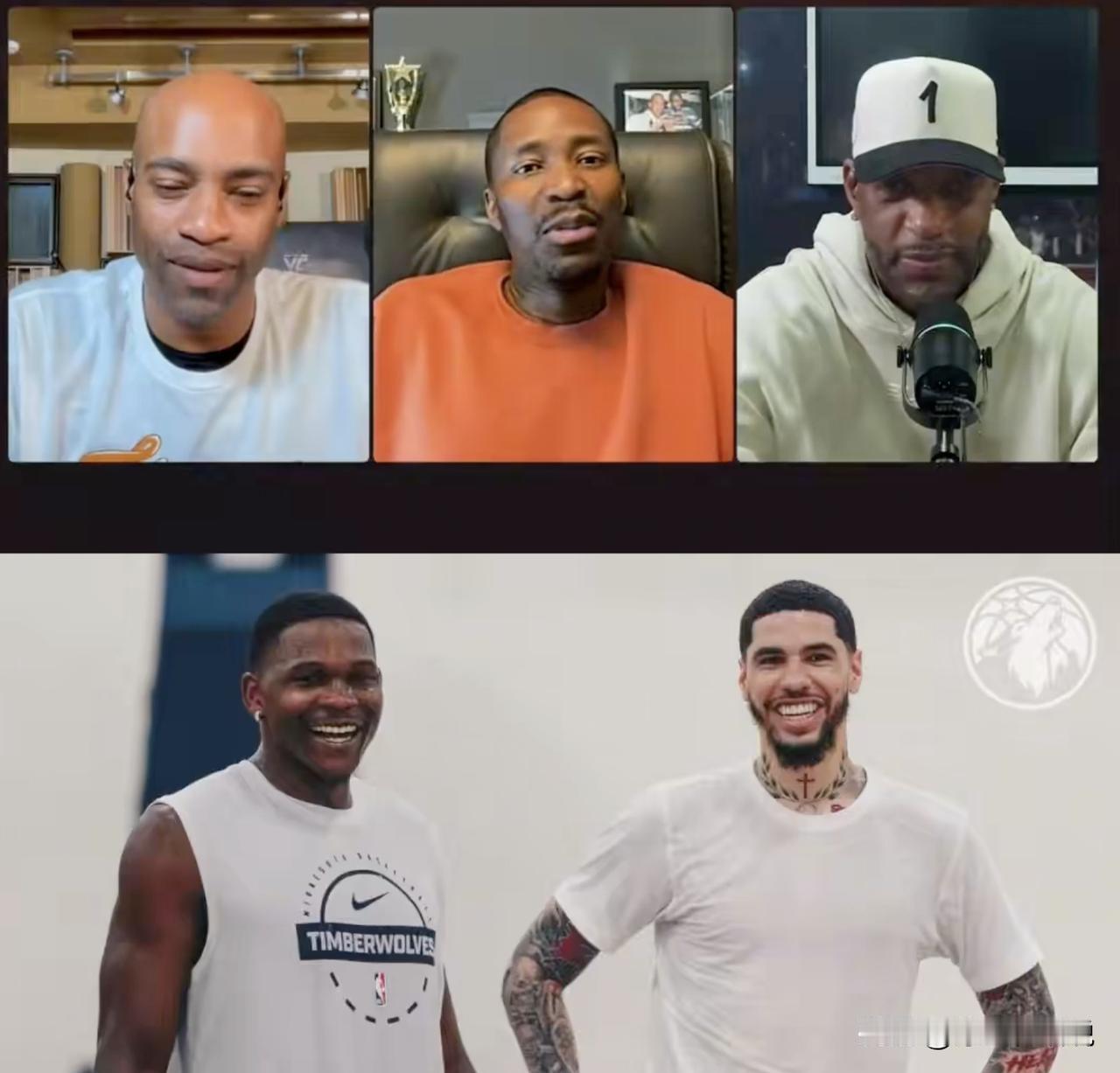 近日，NBA名宿贾马尔-克劳福德在一档节目中谈到了华子与三球的搭档，并表示自己已