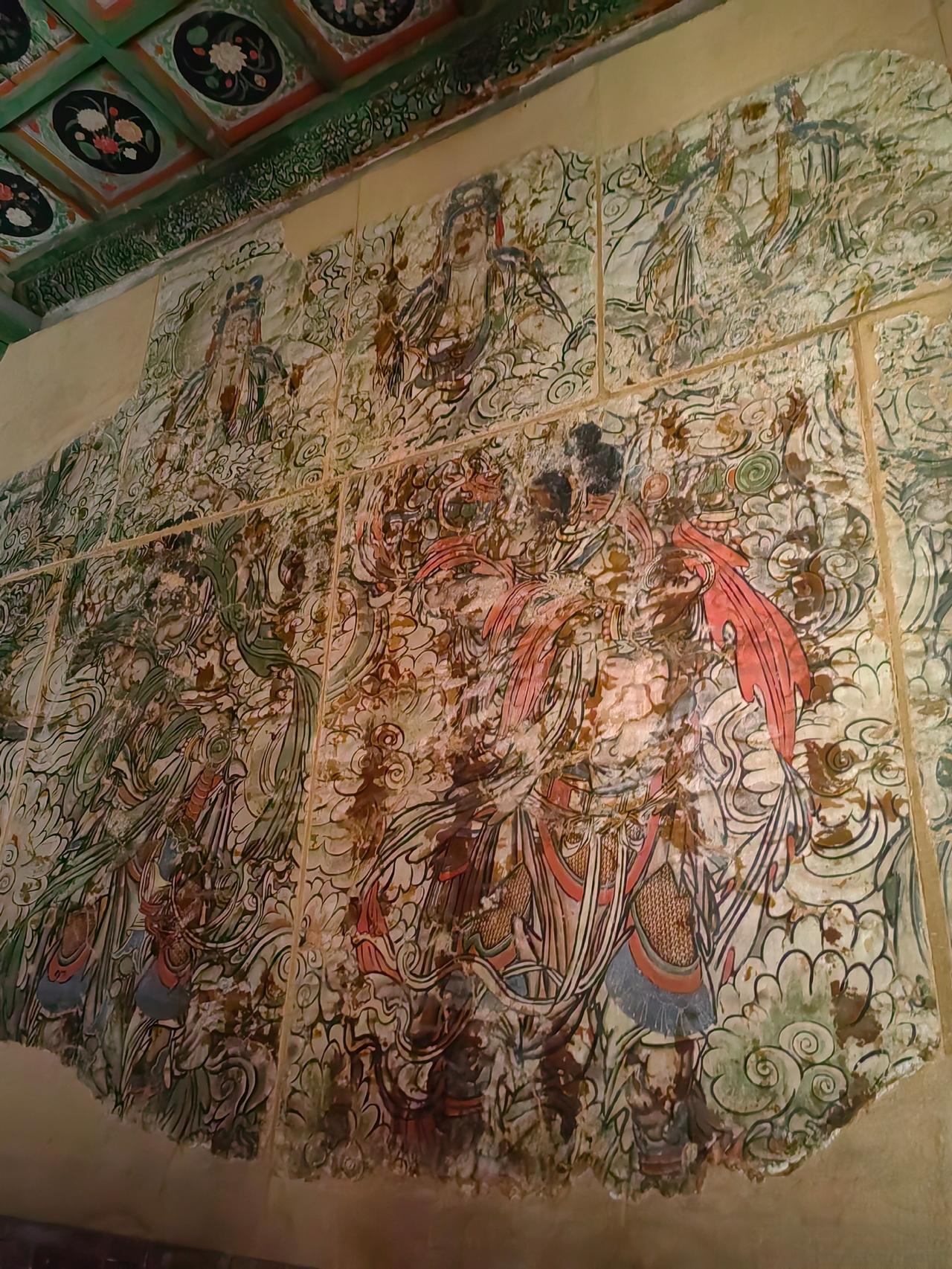 山西灵石资寿寺，明代大型水陆壁画……
灵石资寿寺 灵石