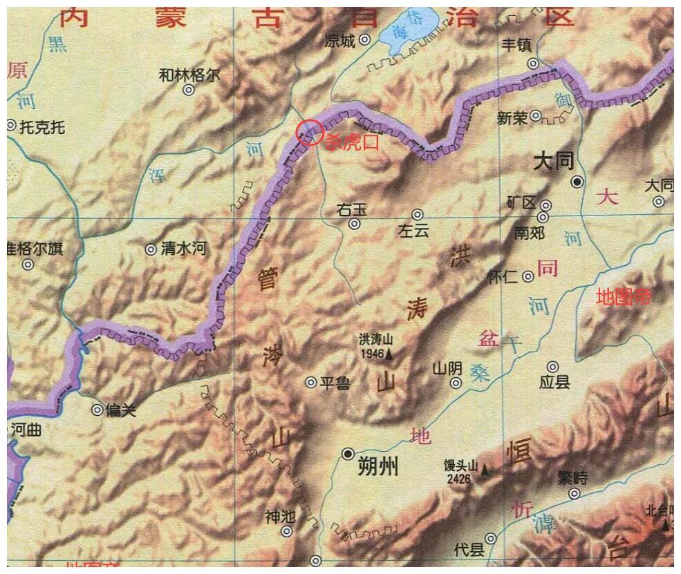 黄河到桑干河的内河水运线路！
黄河—浑河—凉城岱海—丰镇巨宝庄水库—大同御河—桑