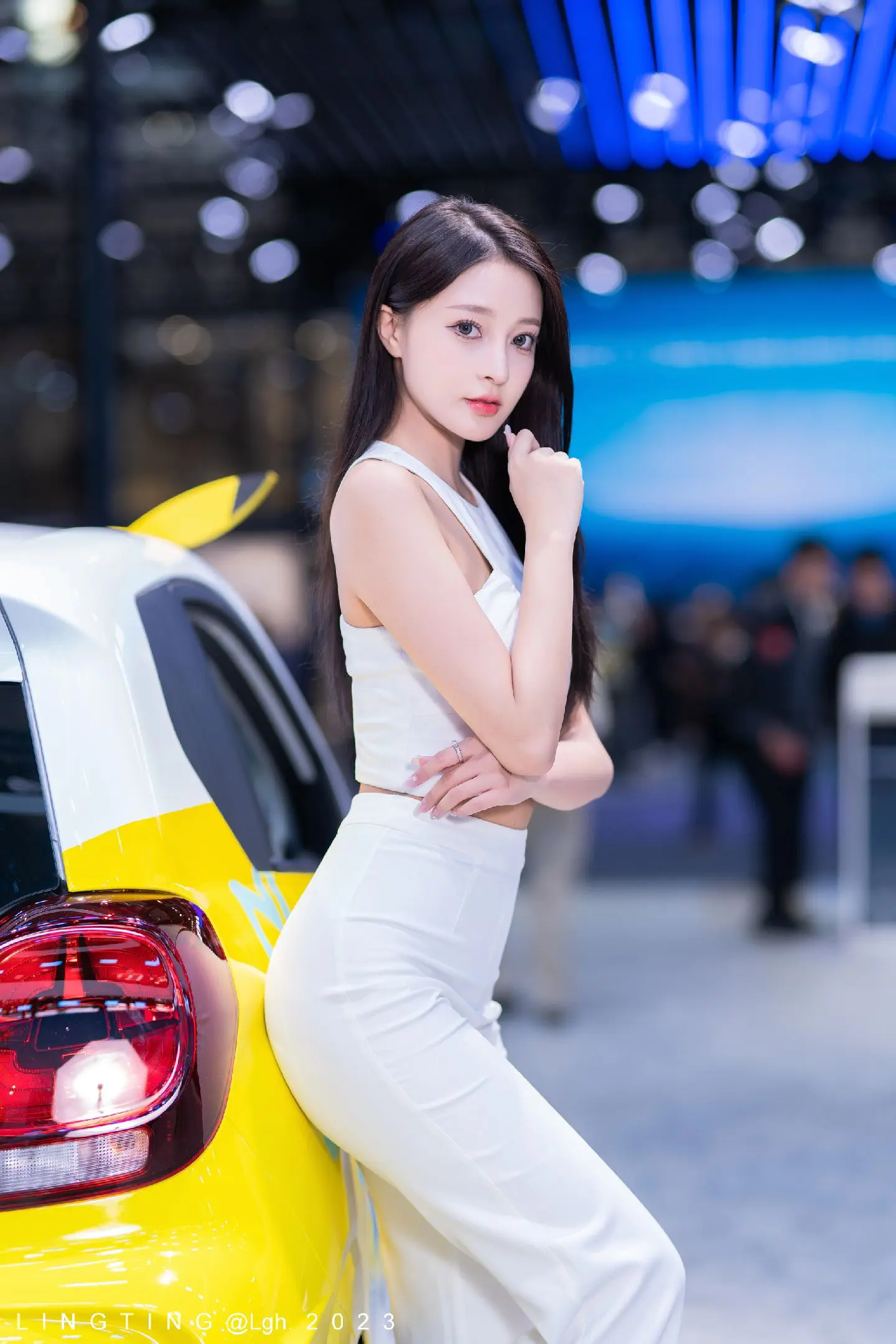 2023广州车展模特kanyeedeng.