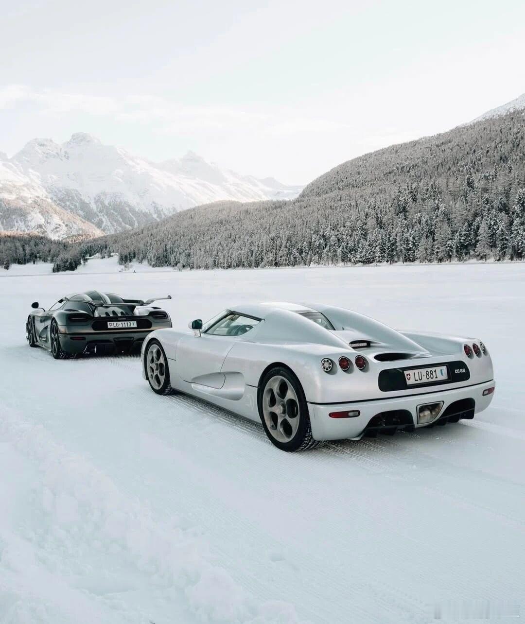 圣莫里茨冰湖，优雅与性能共舞，经典与未来在此闪耀。超级车主我与汽车的日常 北京