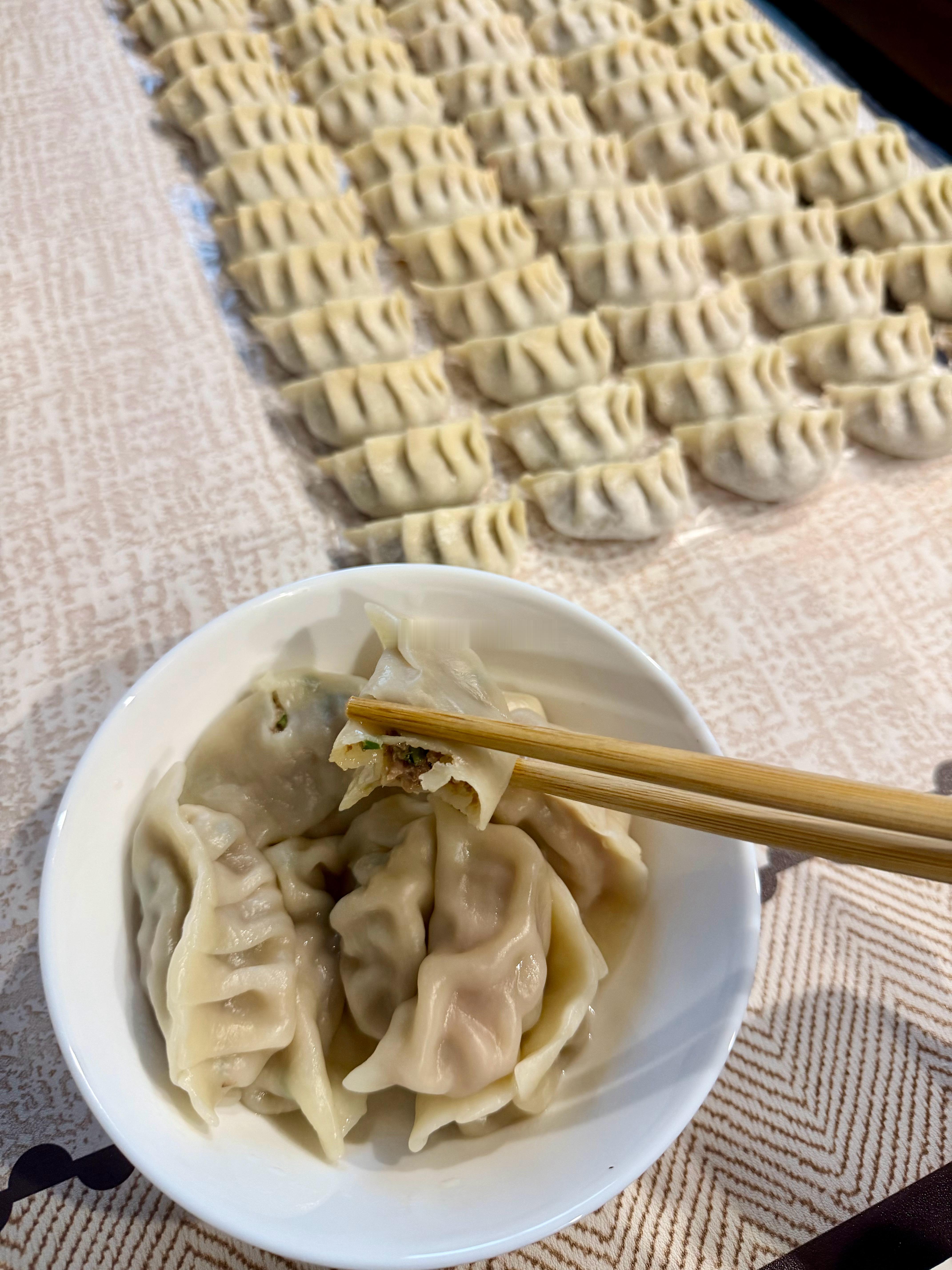 超级厉害的饺子🥟满满蛋白质 