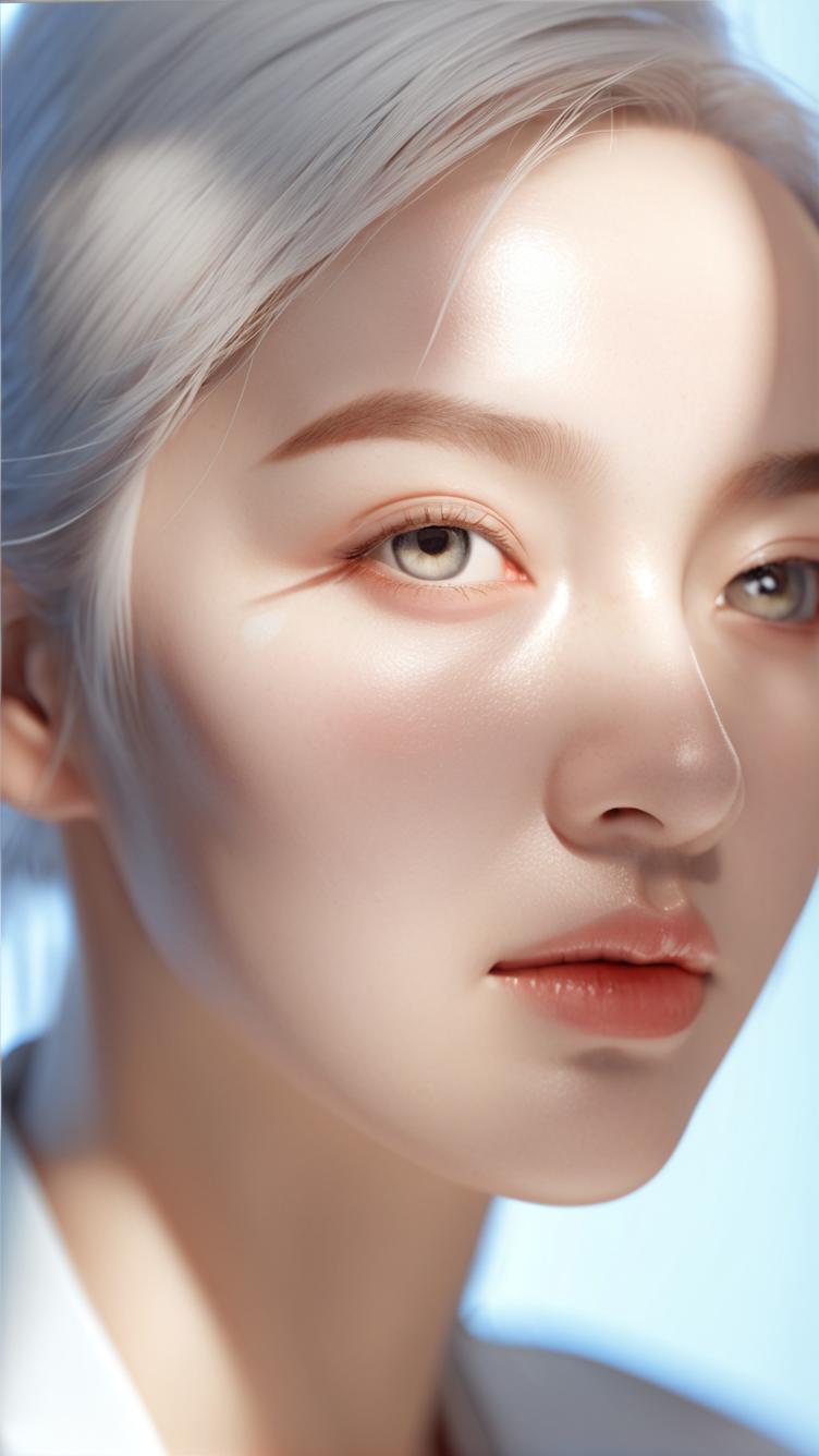 神明少女感拉满✨光落在发丝上的温柔
柔光漫过银发，像给画面镀了一层朦胧的仙气。