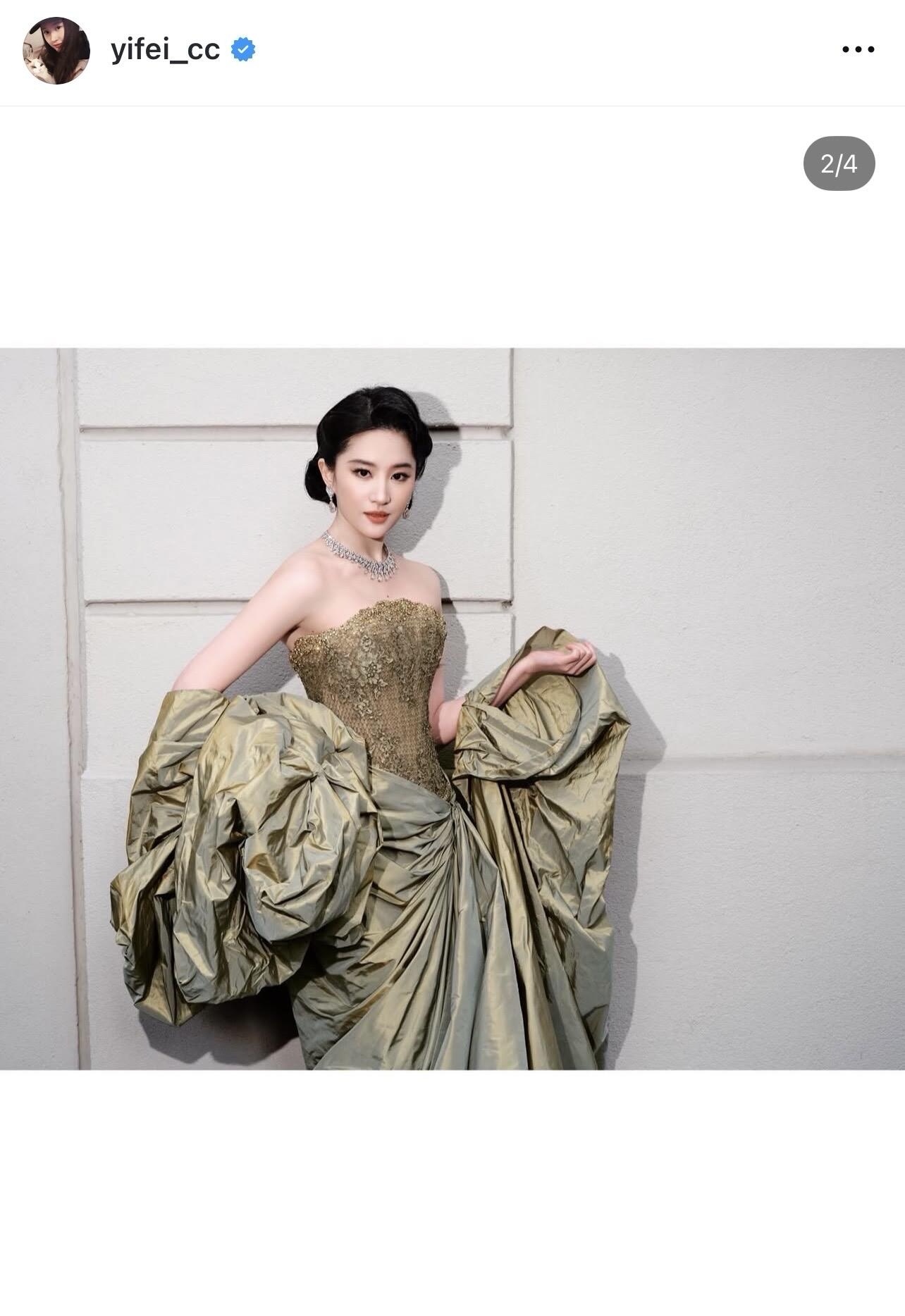 刘亦菲IG更新  救命!是女王刘亦菲宝格丽全球品牌代言人 刘亦菲