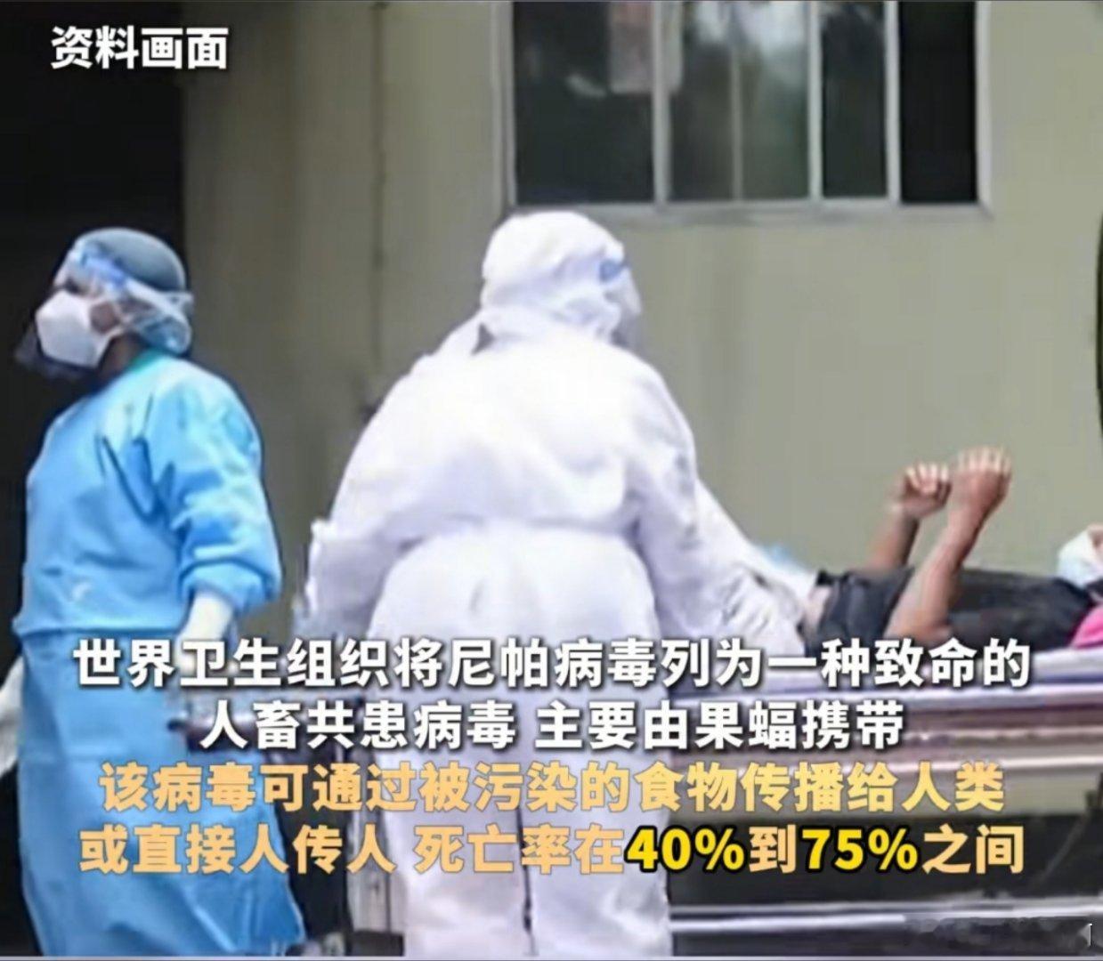 尼帕病毒太强了吧 阿三的免疫系统都扛不住，那普通人染上就是死啊 这边建议1：别让