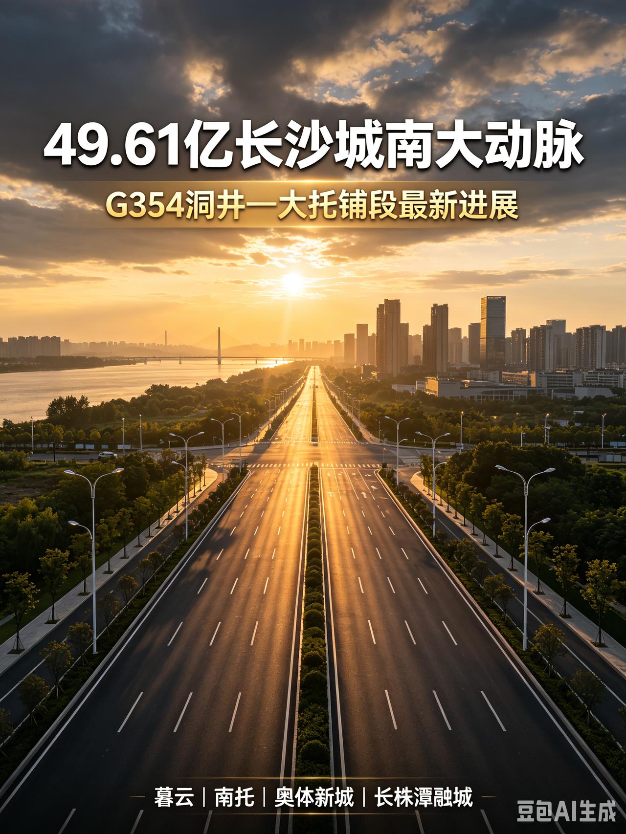 49.61亿长沙城南大动脉落地！为何暮云片区群众格外期盼这条路？
 
我经常关注