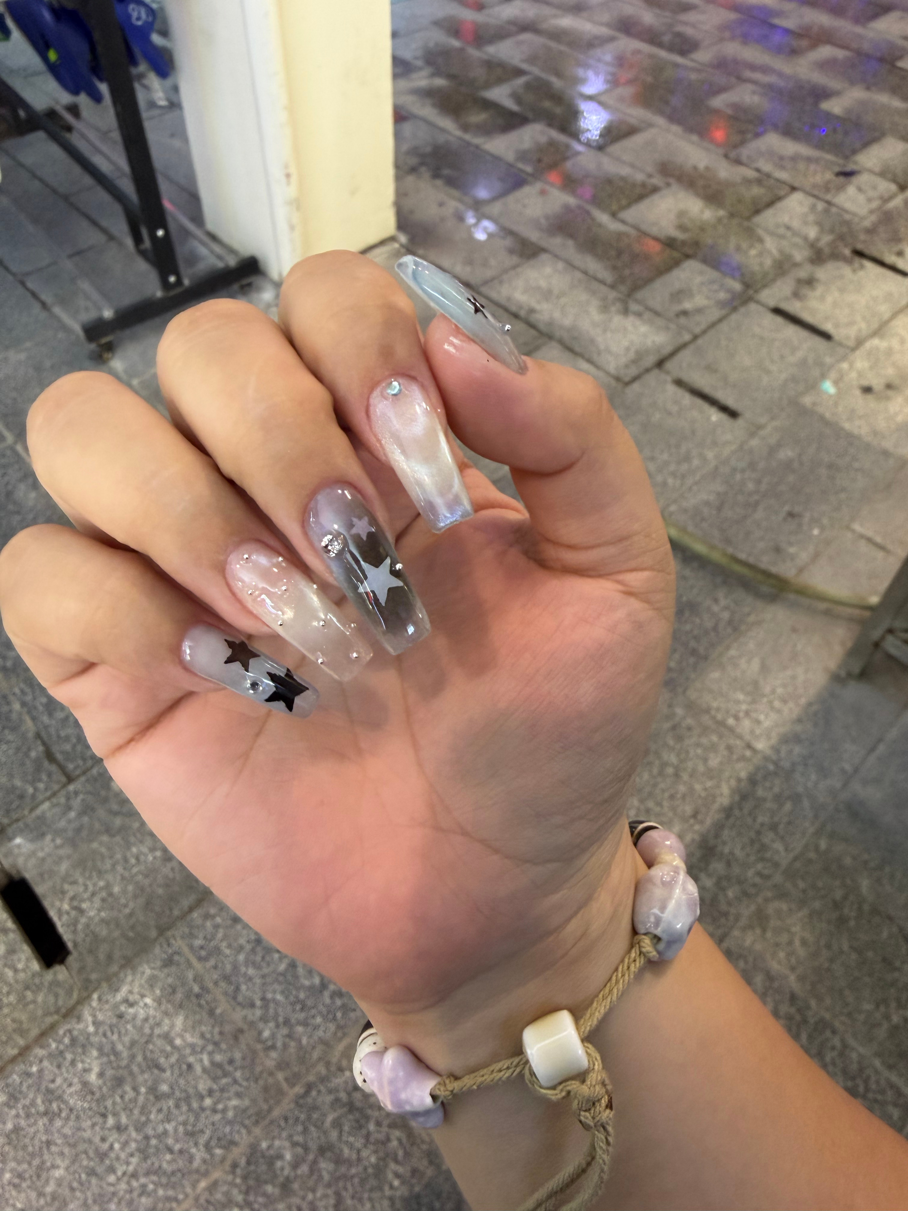神经病小妈的美甲look 刚好一个月 