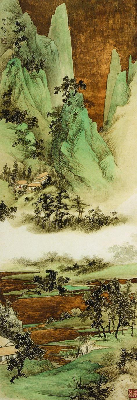 【一位懂建筑的画家，画出了最严谨的山水｜顾坤伯艺术赏析】

👨‍🎨 画家简介