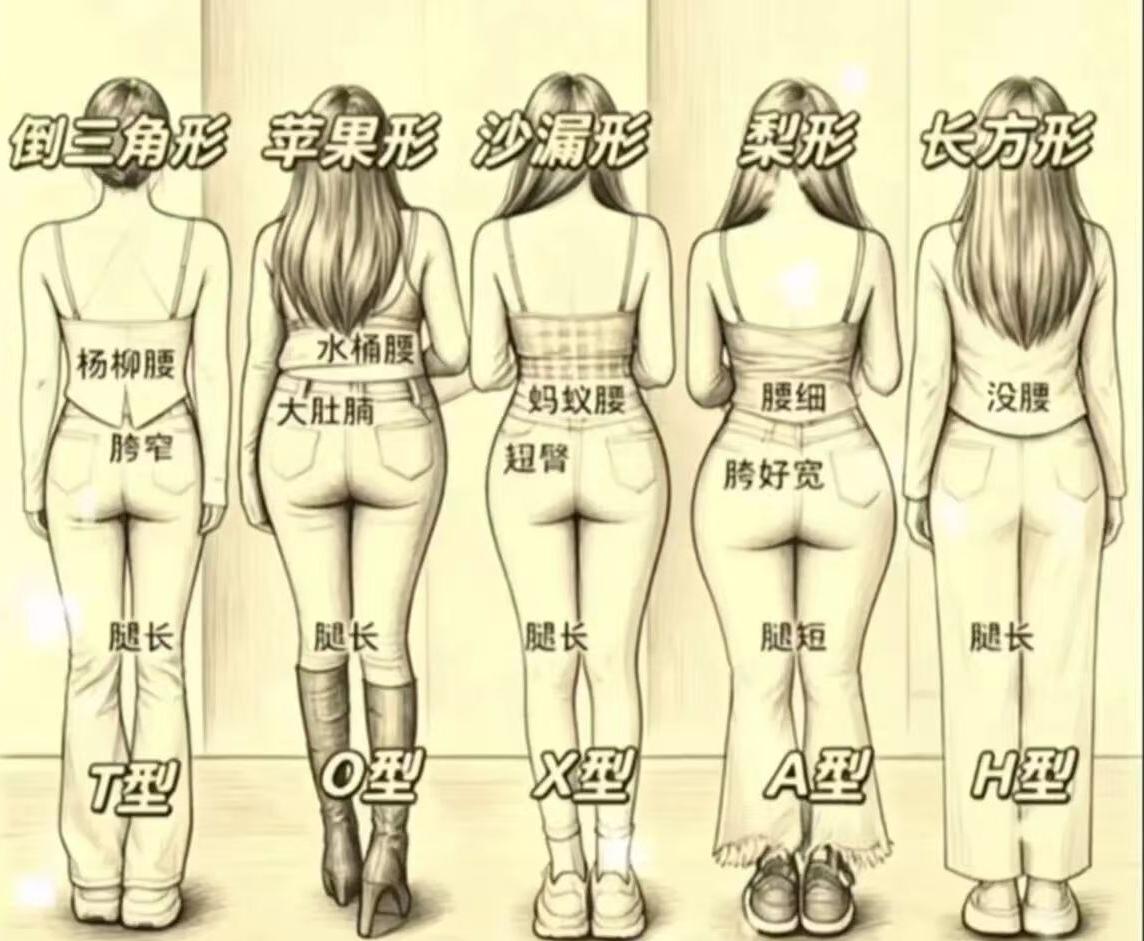 你更喜欢自己的对象是哪种身材？