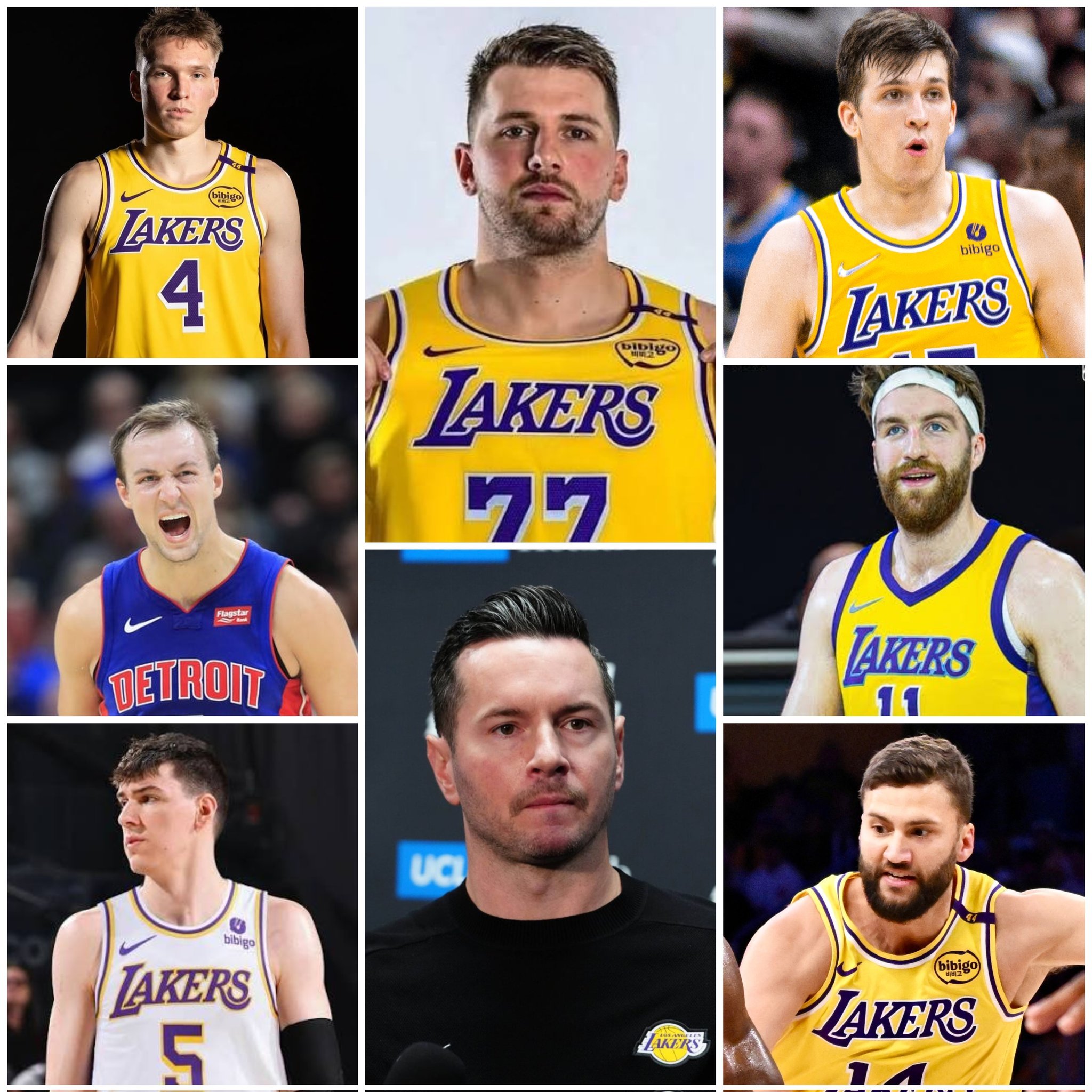 该说不说，湖人的白人球员可真多啊……