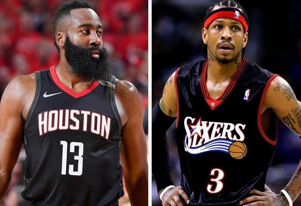不吹不黑，这两位历史级后卫，谁的历史地位更高？艾弗森：1MVP+4得分王+3抢断