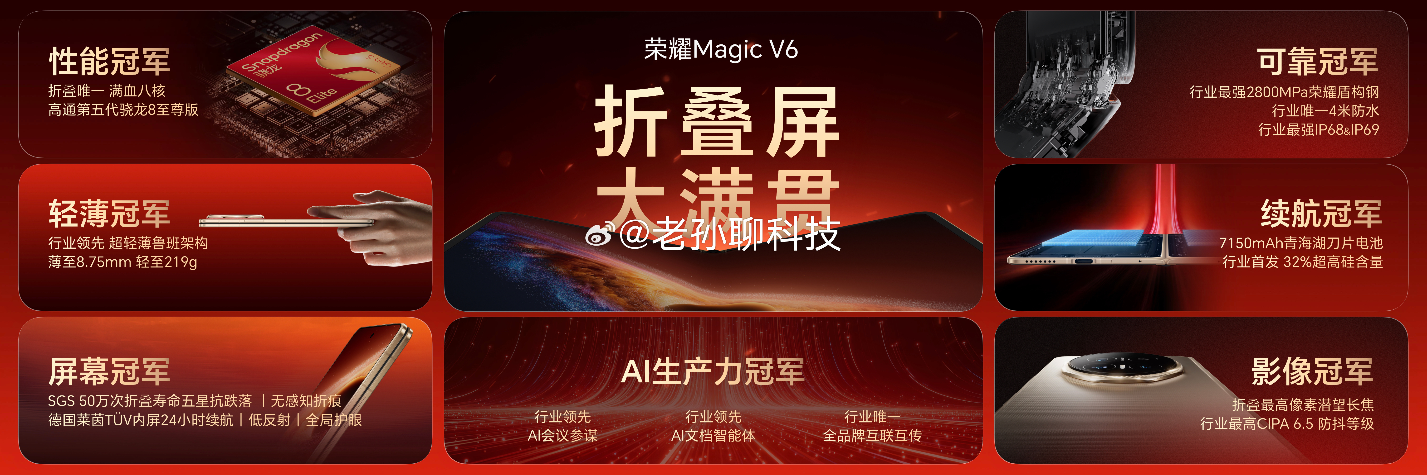 荣耀Magic V6 不仅是