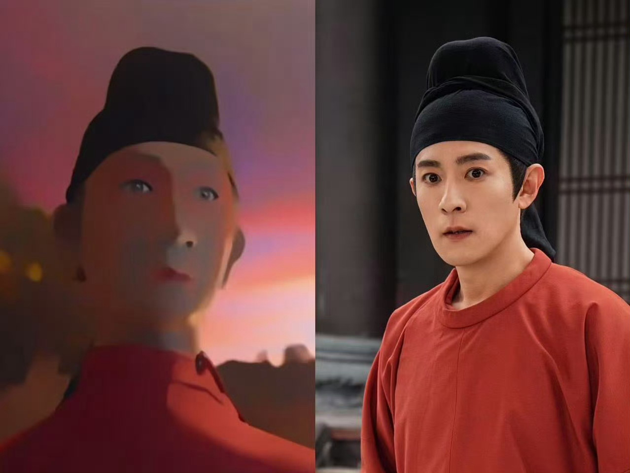 季肖冰在唐诡3里，被自己的人偶造型惊到啦。那造型诡异，恐怖氛围拉满，镜头一出现，