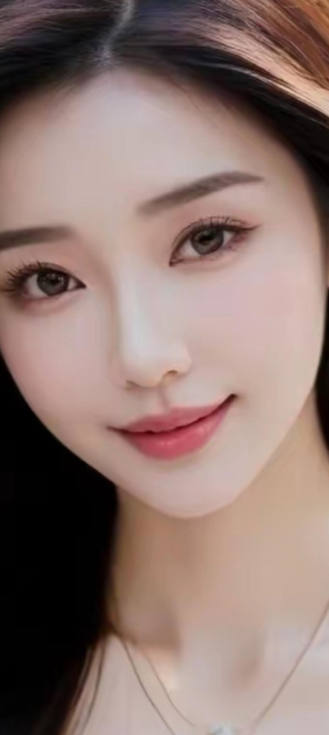 温柔甜美的少女，笑靥如花，美得令人窒息！🌸💕