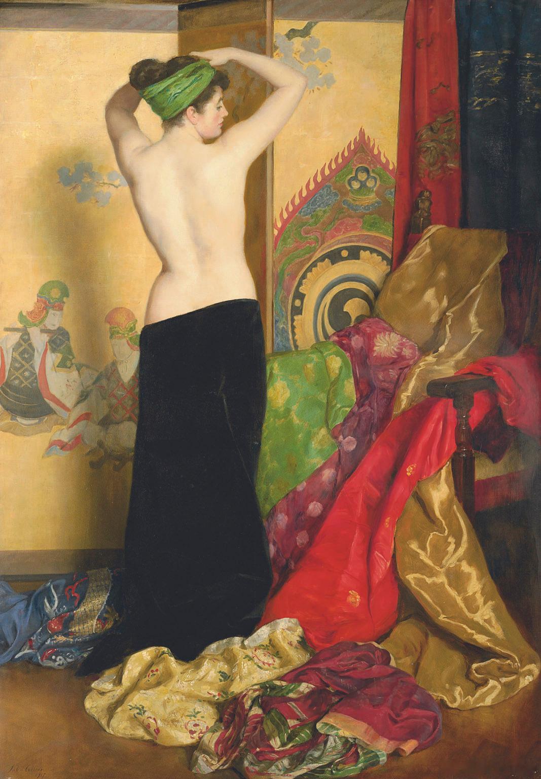 西洋历史文化鱼缸历史知识 英国画家约翰·科利尔（John Collier ，18