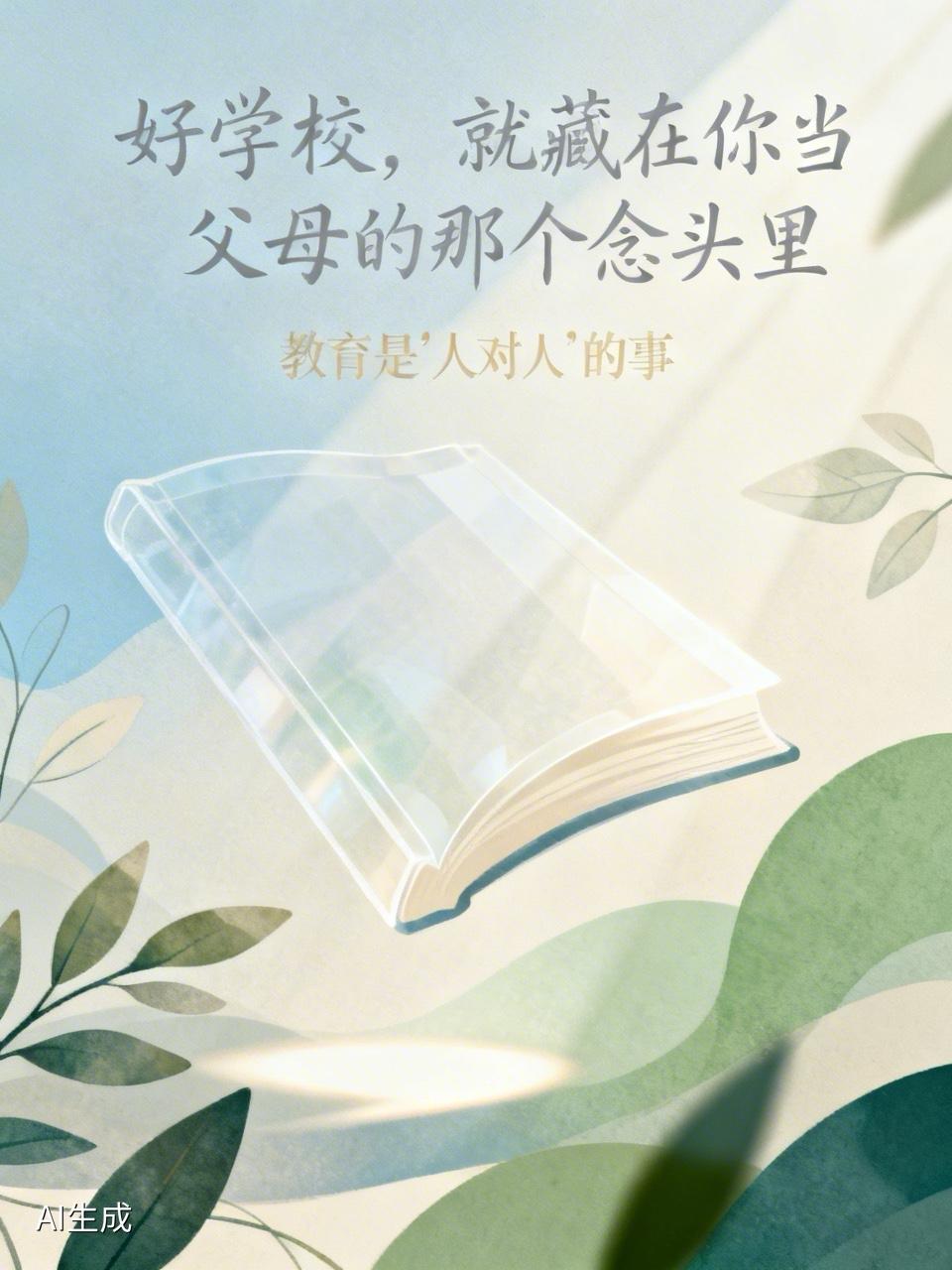 好学校，就藏在你当父母的那个念头里：
经常有人问我：民办学校怎么才能办得好？
我