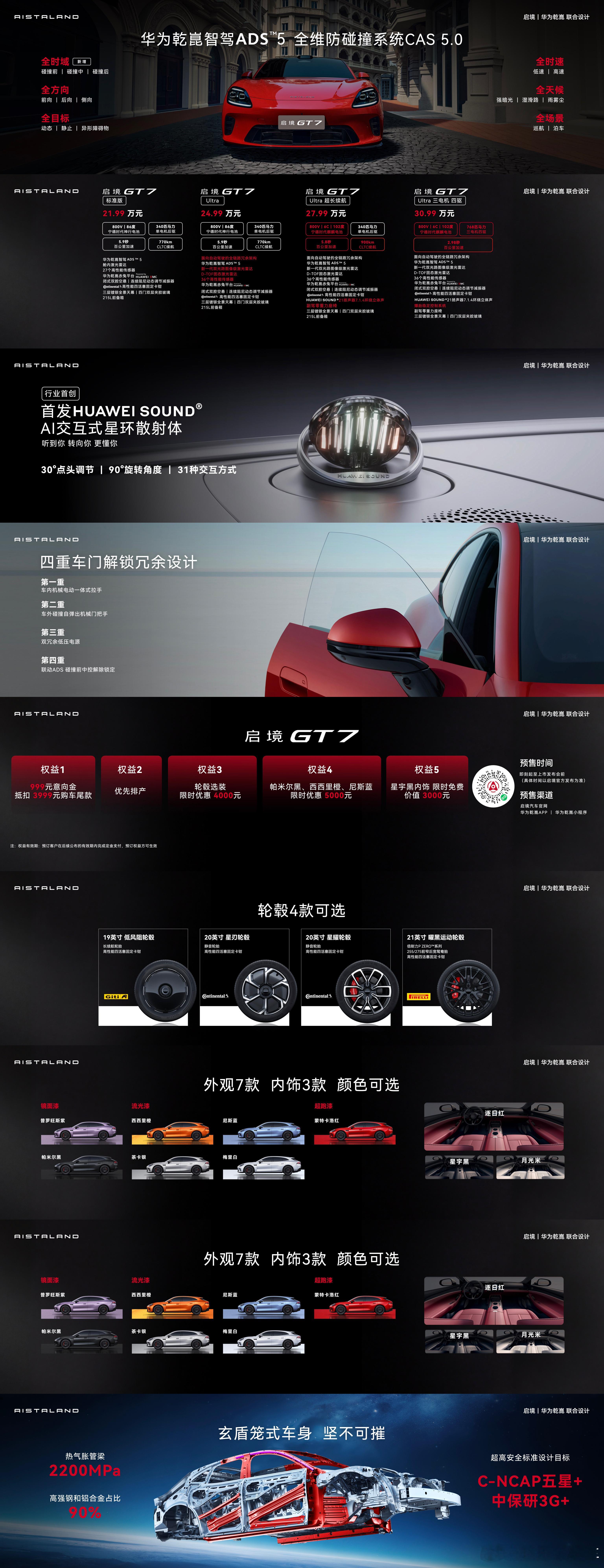 启境GT7预售发布会 启境GT7预售价正式公布，新车推出Ultra、Ultra超