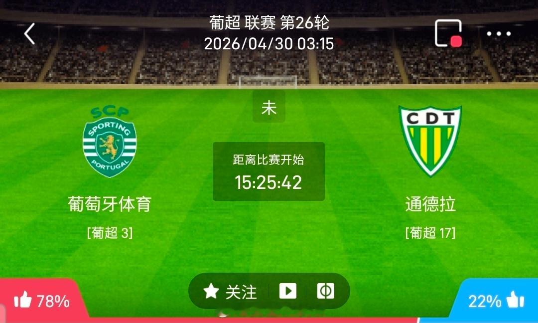 【足球】周三010葡超联赛方向：里斯本vs通德拉葡超：里斯本VS通德拉时间：20
