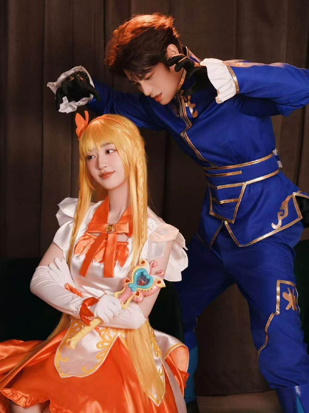 丁禹兮邓恩熙魔仙堡cos 居然cos了游乐娃子和小蓝！ 
