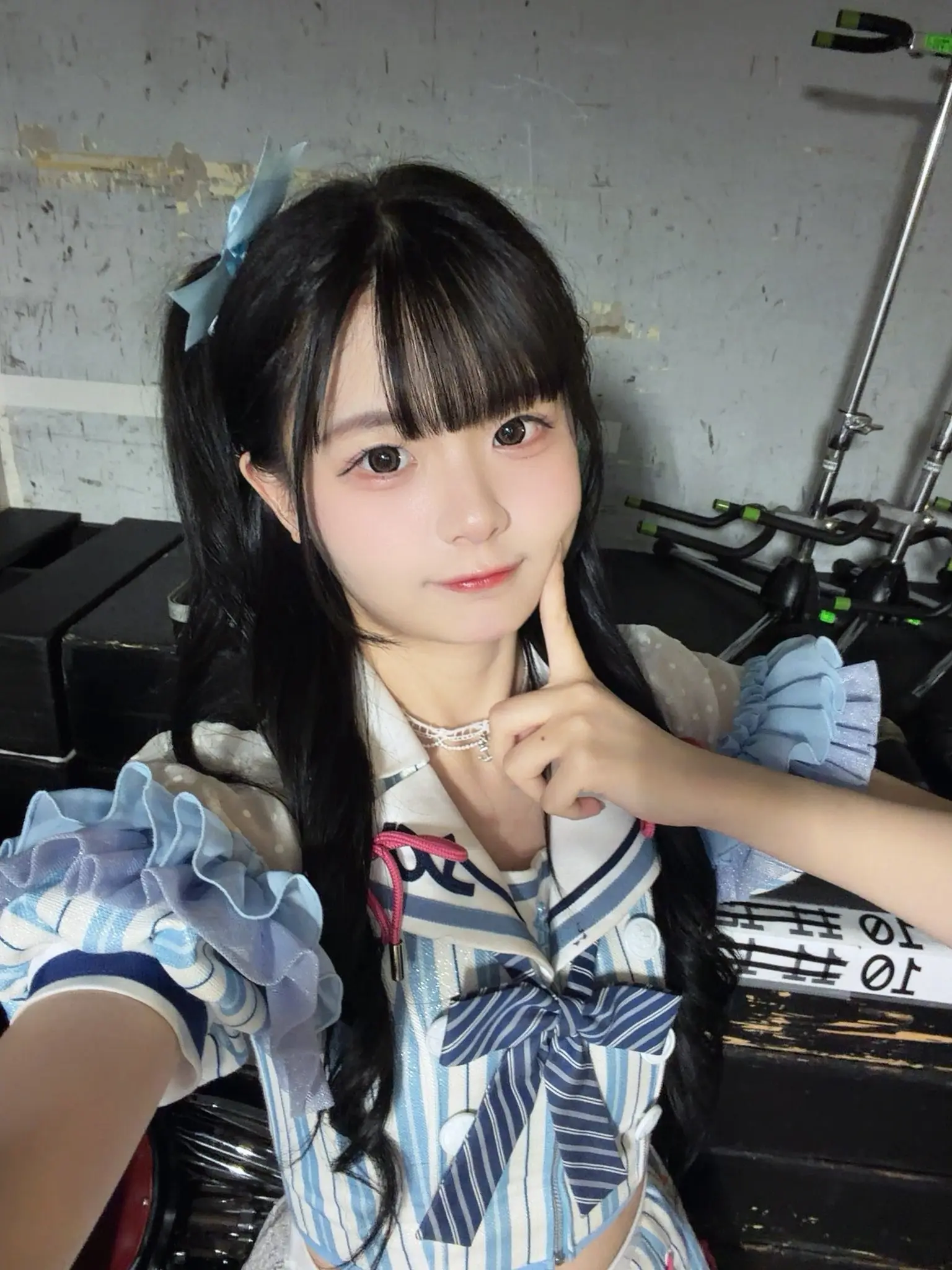 黄怡慈 今日蓝白打歌服