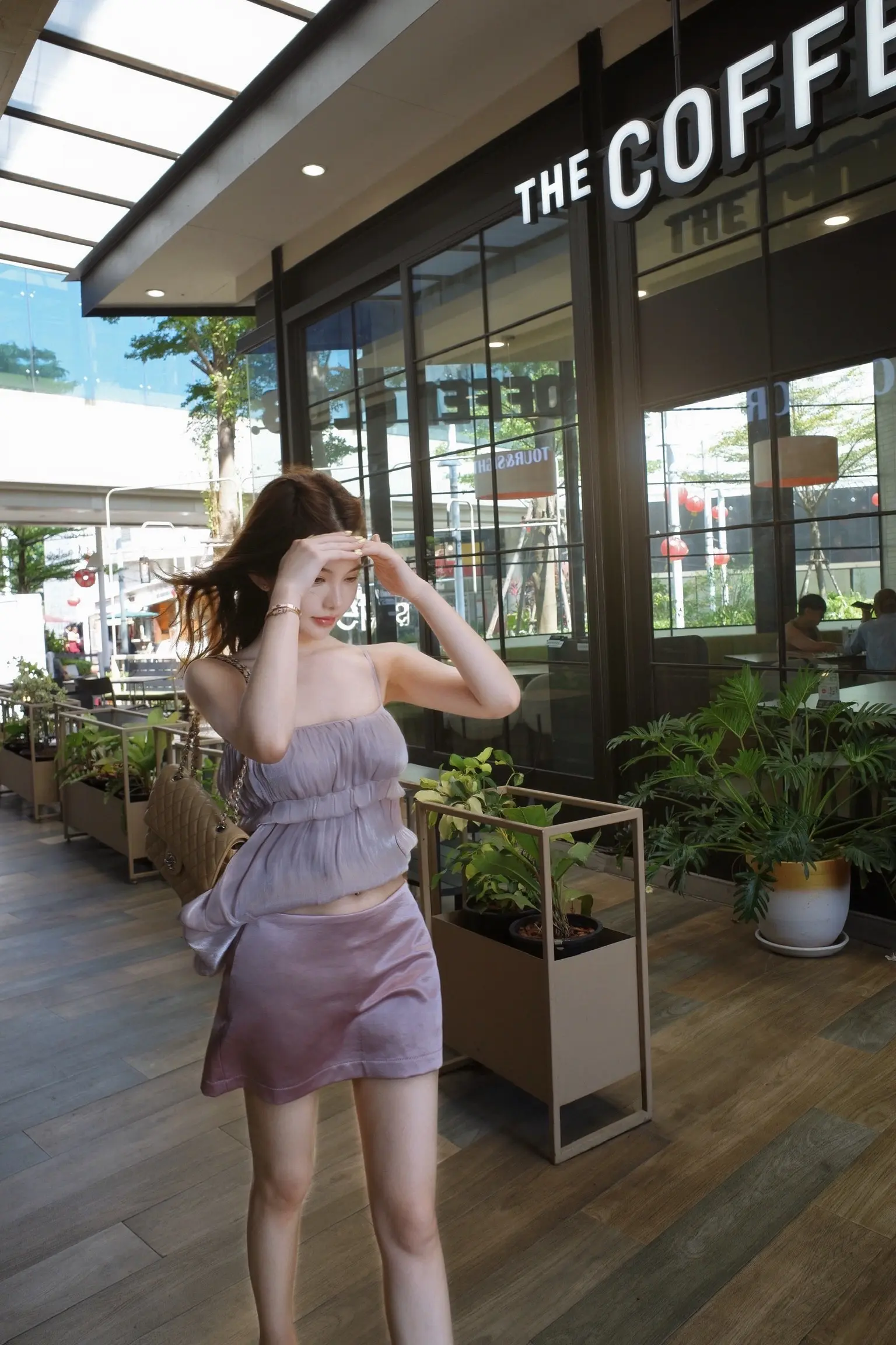 第一次尝试淡淡的紫色～～