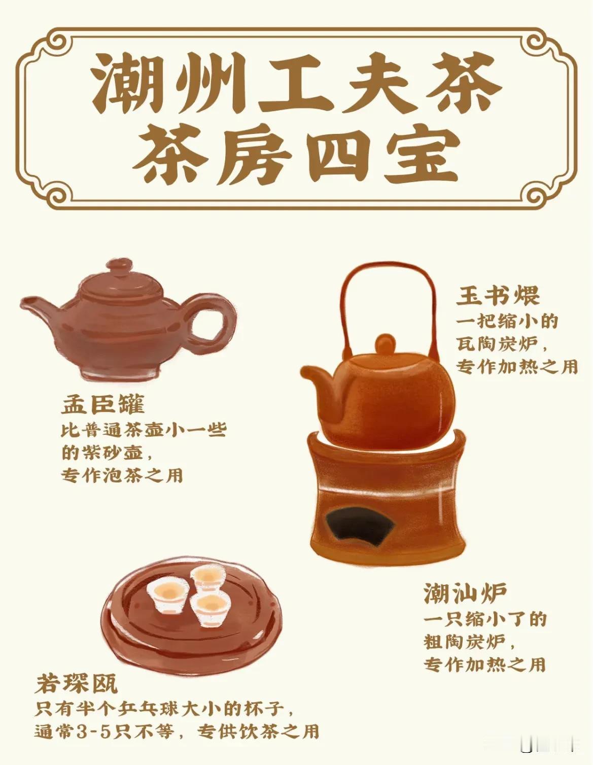 潮州工夫茶“茶房四宝”了解一下！