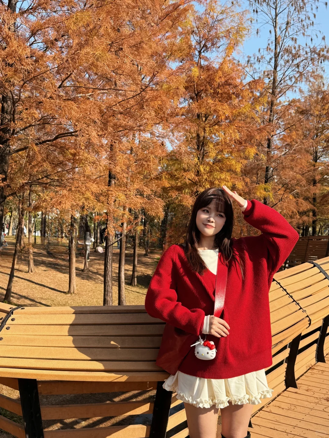 1.15实拍🍂深圳落雨杉虽然人多但不影响出片