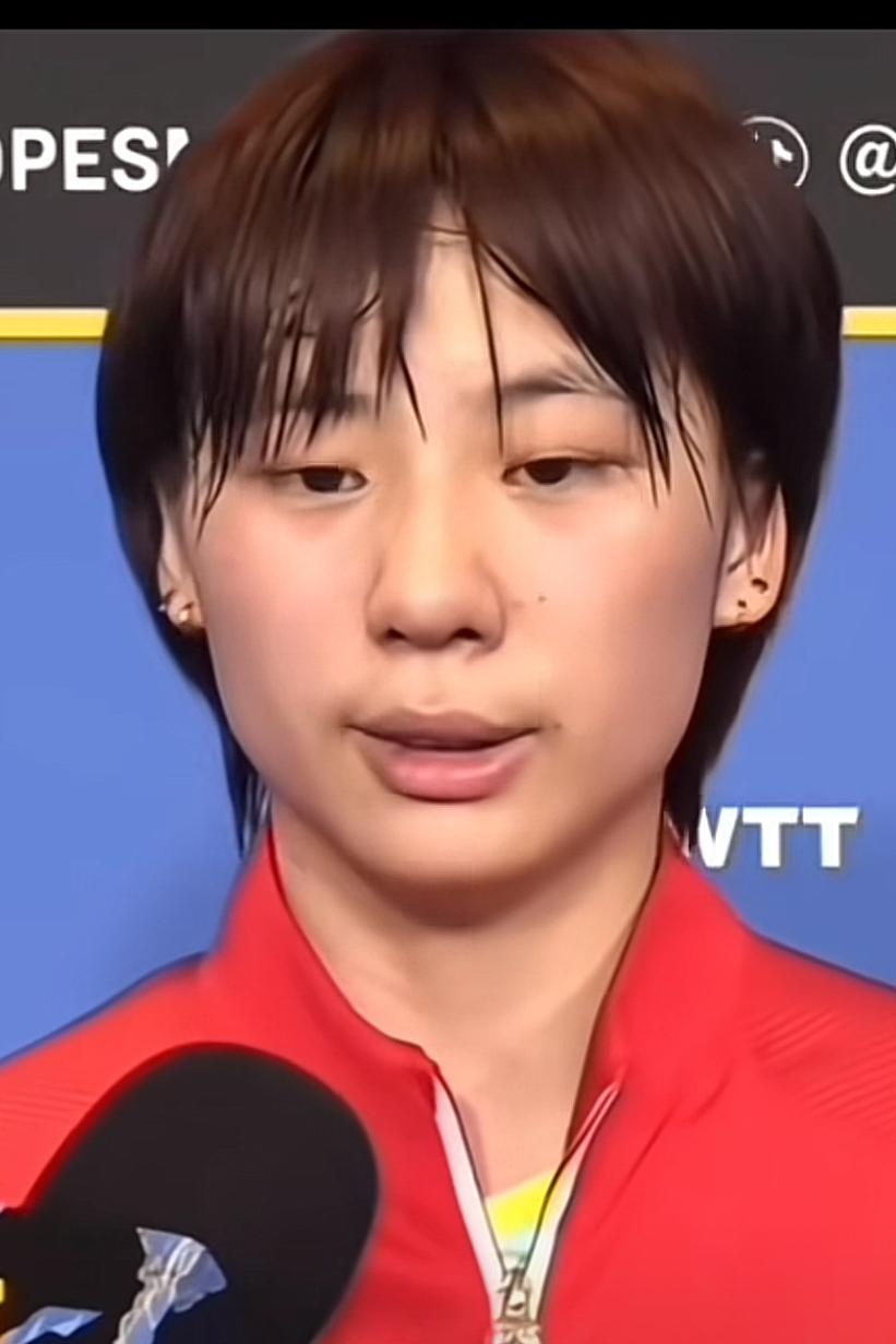陈熠：能够拿下这场比赛，
心里特别激动，以前几次
比赛都输给她，女团也输了，
这