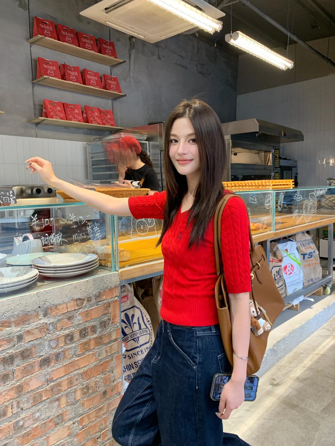 红色真的显白呢❤️