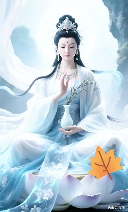 外婆走的那天，
躺在县城医院的普通病房，
拉着我的手说："妮儿，佛念多
了，就不