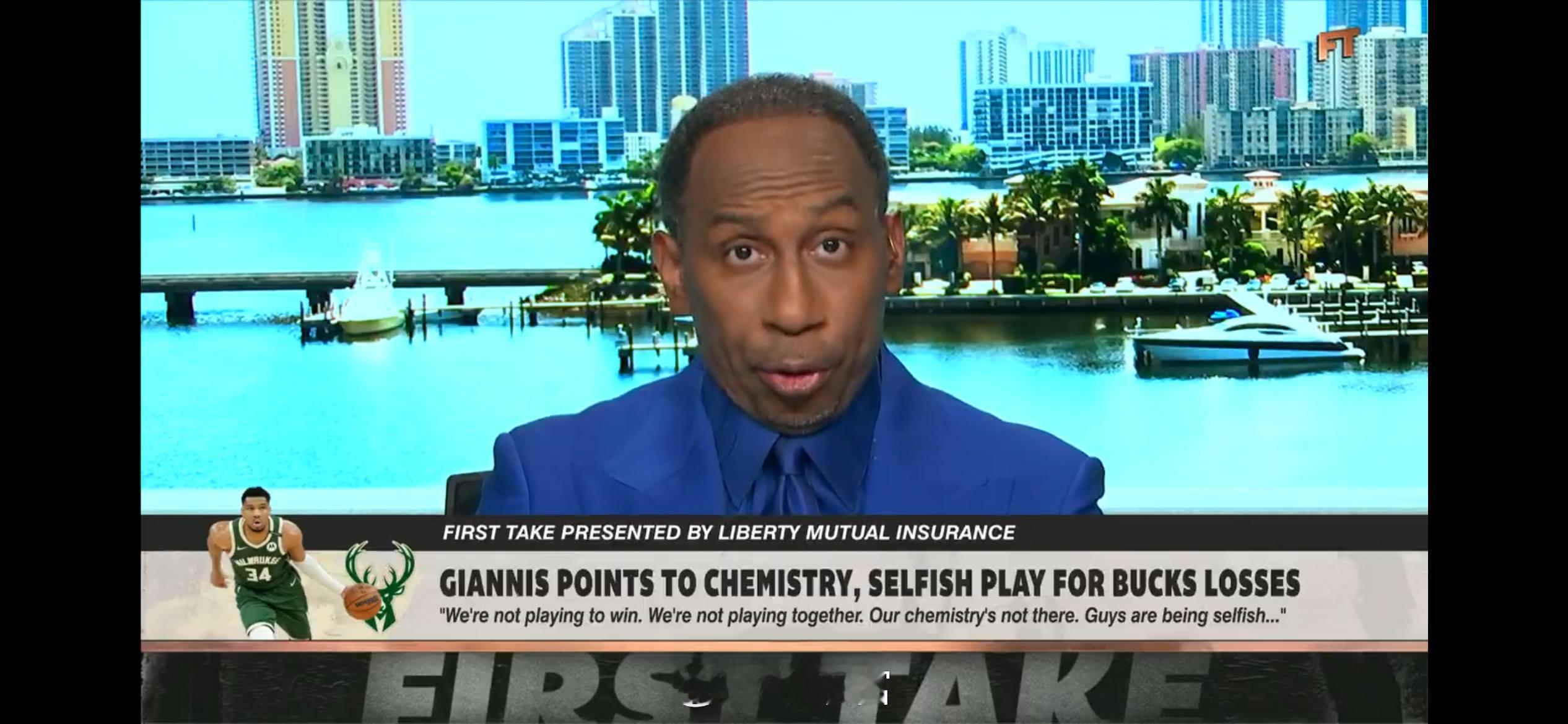 雄鹿不仅又输球且字母哥只获得11次投篮机会，他赛后公开批评队友打球不努力也很自私