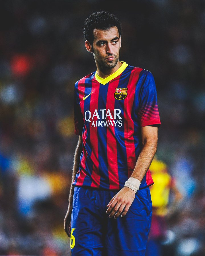 惊人的数据：自 2008 年首次亮相以来，塞尔吉奥·布斯克茨在巴萨的 16 年间