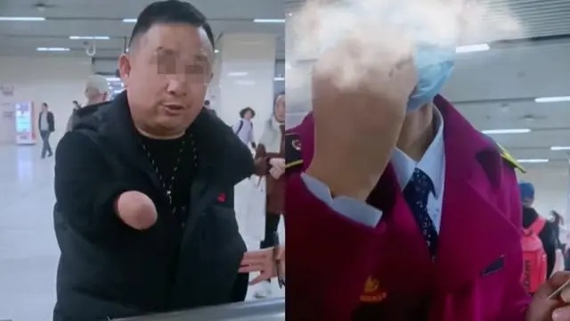 #武汉地铁就无臂男子事件道歉# 记得有部电视剧，一个残疾人买的车票是半价票，但是