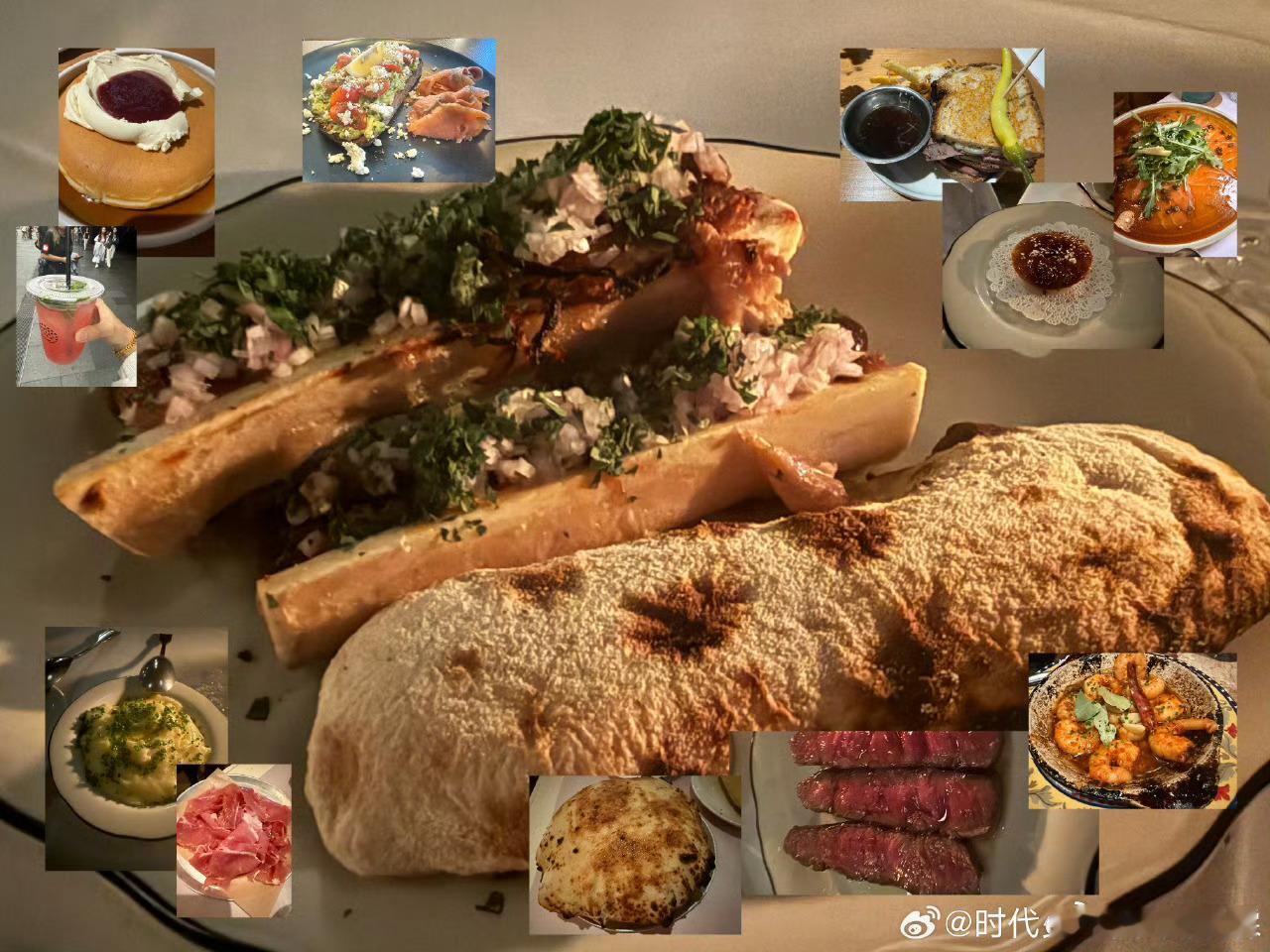 贺峻霖打卡自己的广告屏 旅游plog更新！晒出海边自拍+美食，还打卡了自己的广告