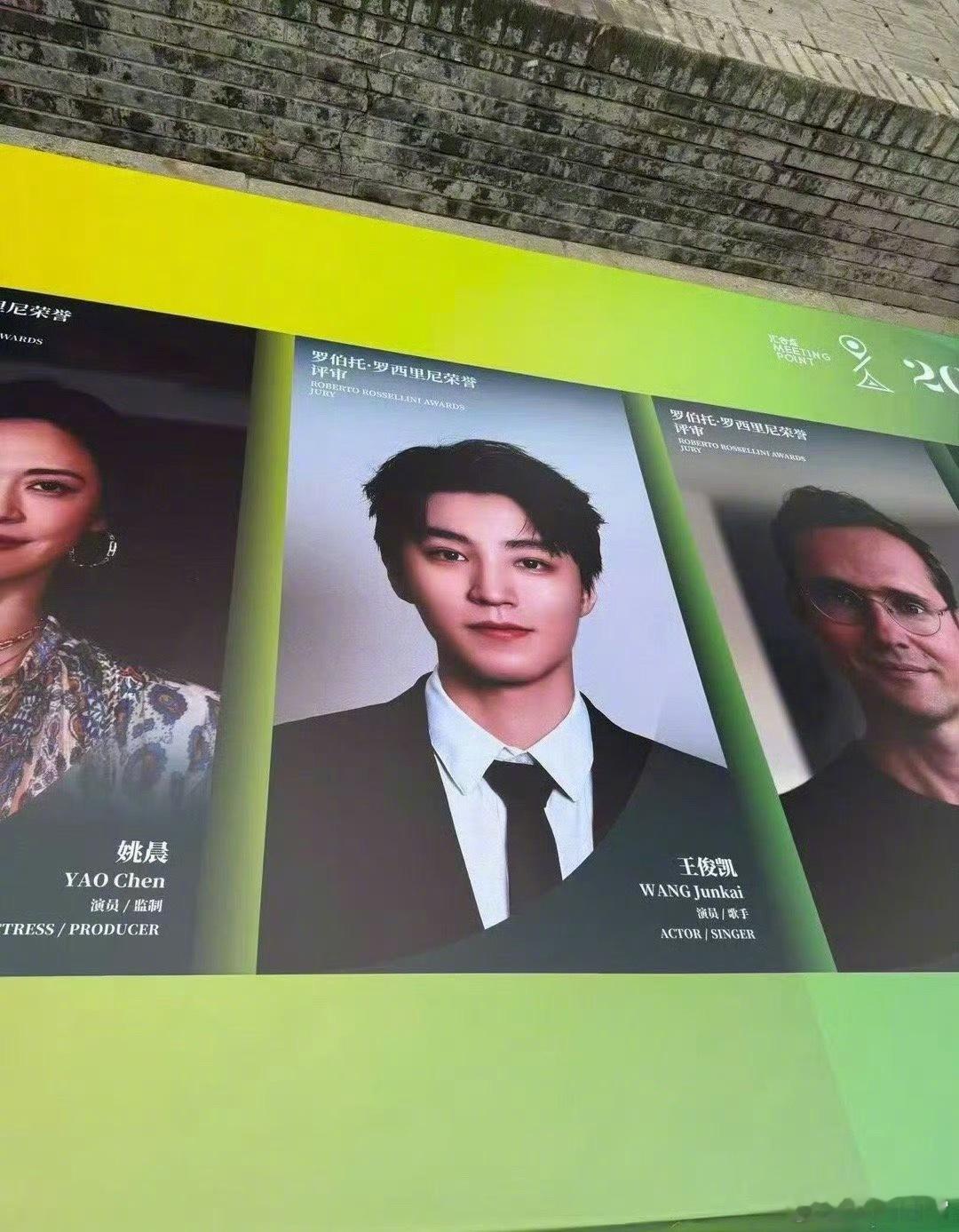 王俊凯成为第九届平遥电影展主竞赛单元评审 ​​​